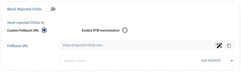 rejected clicks
