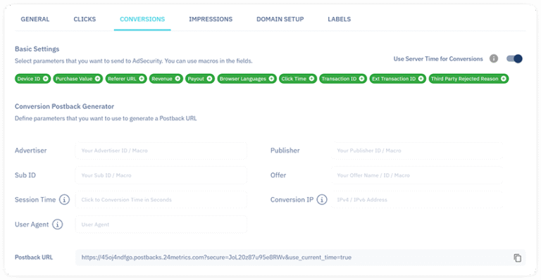 conversion fraud screening