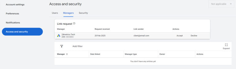 google ads confirmation