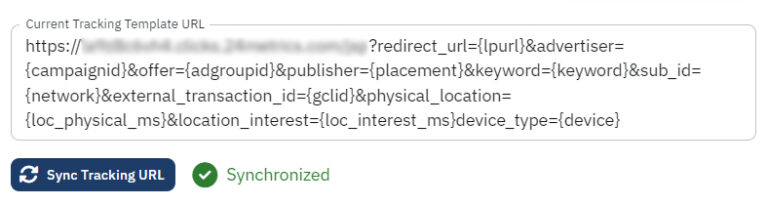 google tracking url