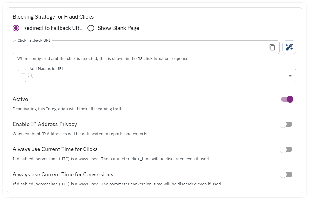 javascript integration